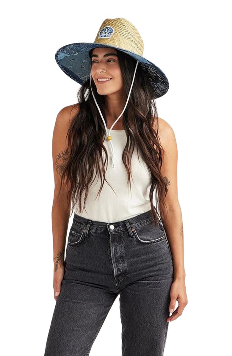 Hemlock Wyatt Straw Lifeguard Hat, Alternate, color, 