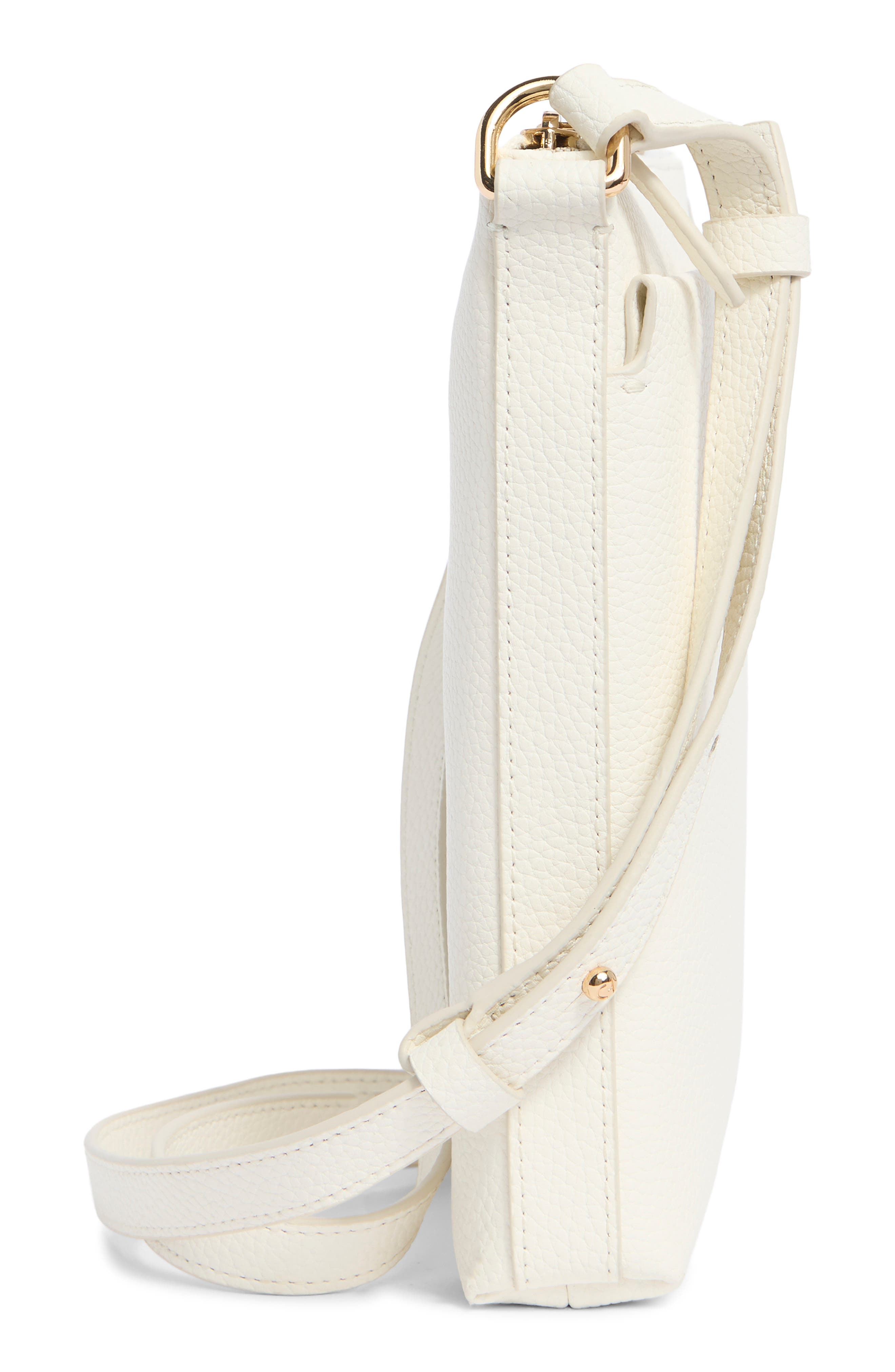 Cole Haan Emily Leather Crossbody Bag, Alternate, color, Powder