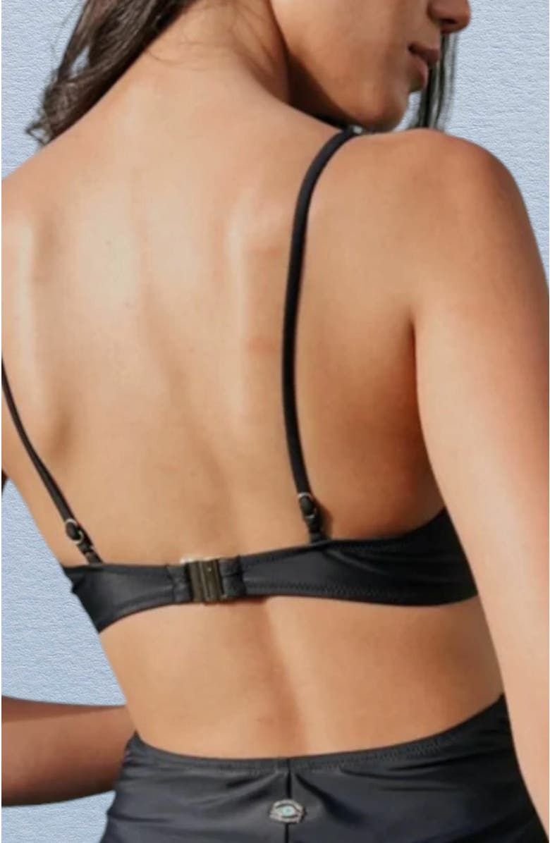 Biliblond Jordan Bikini Top, Alternate, color, Black Lurex