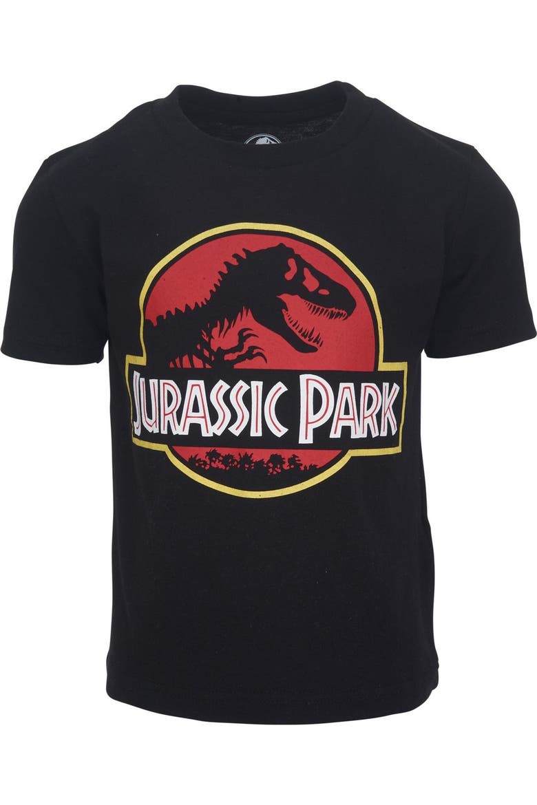 Jurassic Park T-Rex 3-Pack Short Sleeve Tees, Alternate, color, Black Blue Gray