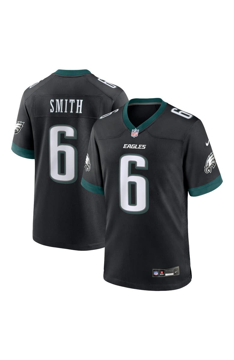 Nike Men's Nike DeVonta Smith Black Philadelphia Eagles Alternate Game Jersey, Alternate, color, Black