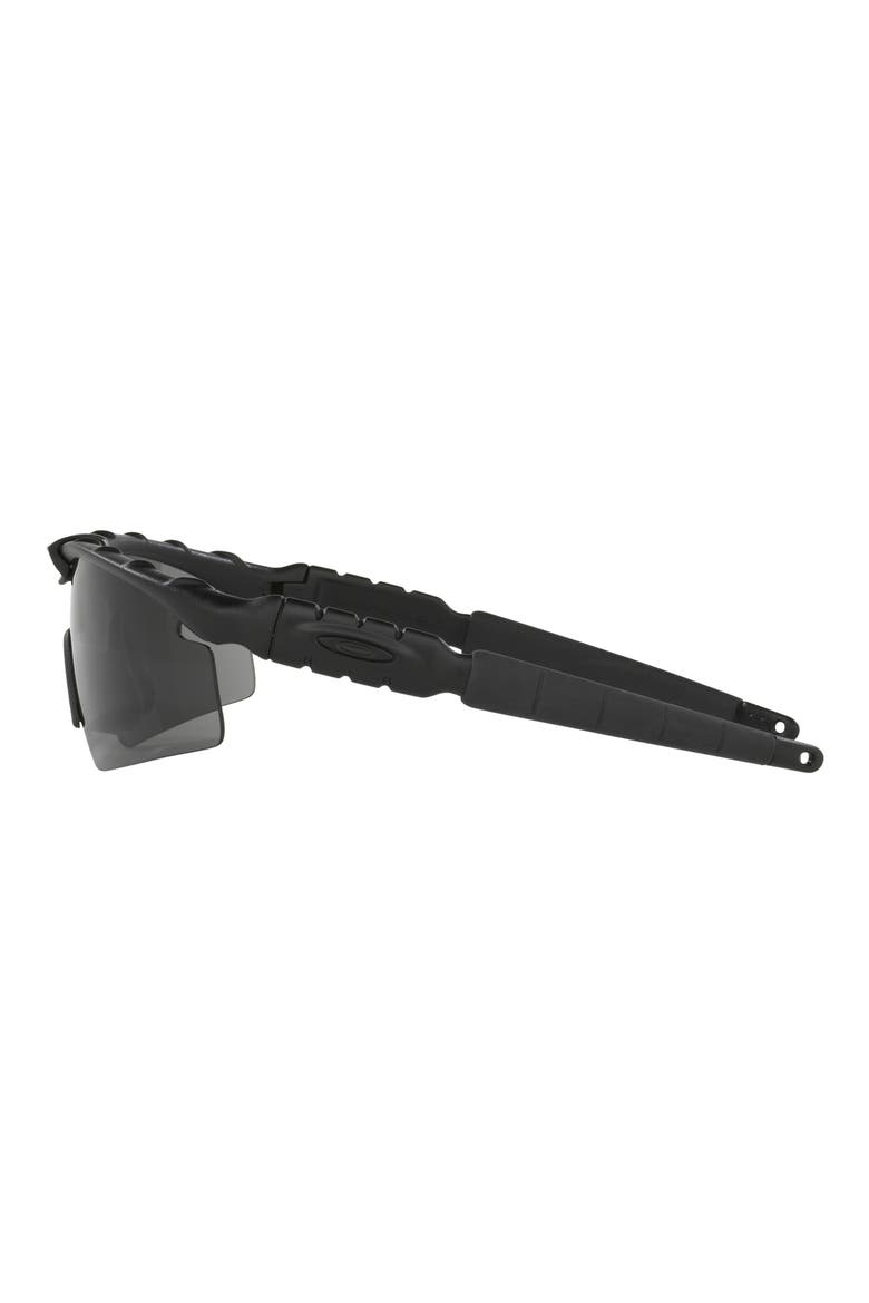M Frame 2.0 Strike 130mm Semi Rimless Rectangular Sunglasses, Alternate, color, MATTE BLACK