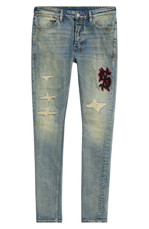 Van Winkle Bleu Monday Repair Skinny Jeans