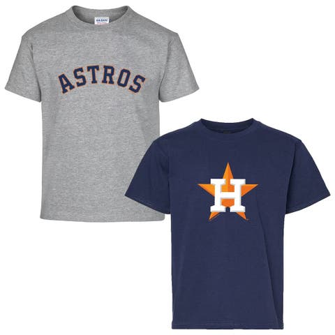 Youth Soft as a Grape  Navy/Gray Houston Astros Two-Pack T-Shirt Set