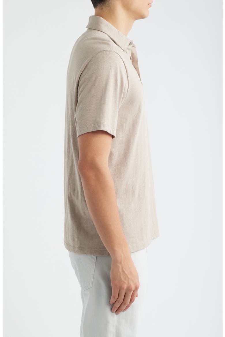 Brightwood Slub Cotton Polo, Alternate, color, STRING