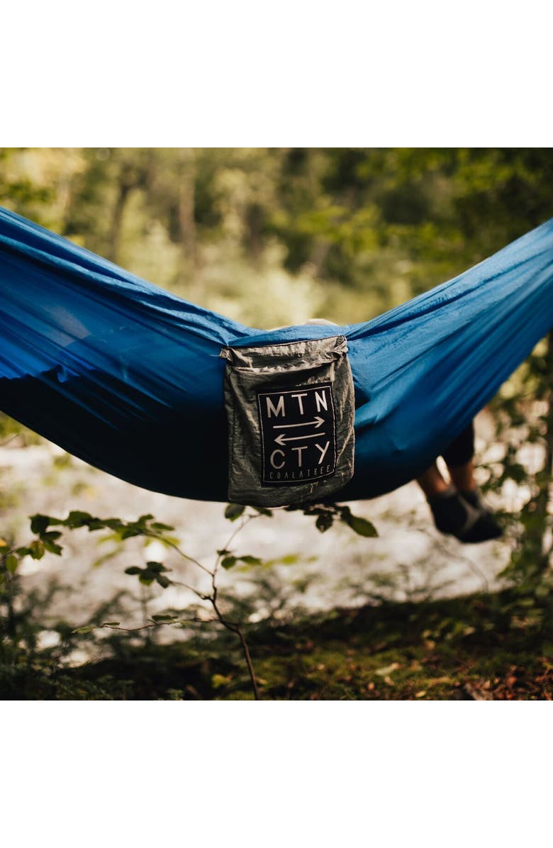 Coalatree Loafer Single Hammock, Alternate, color, Blue/Grey
