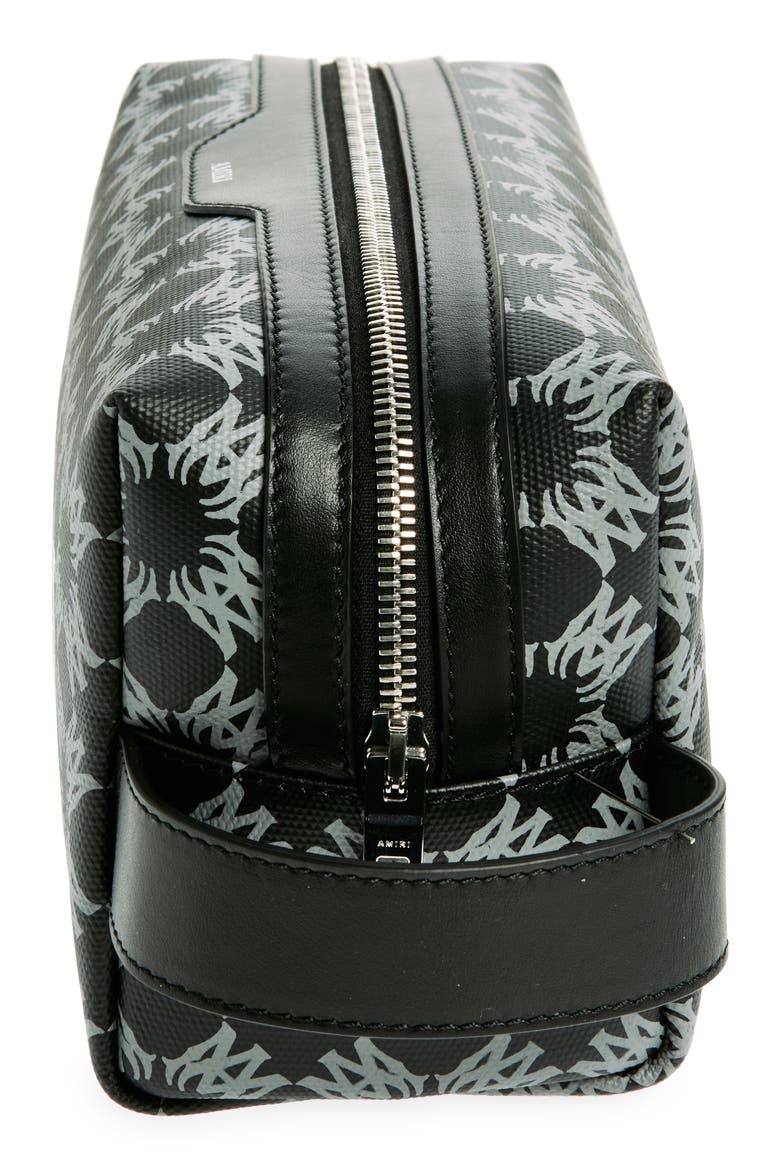 Quad Monogram Coated Canvas Dopp Kit, Alternate, color, BLACK