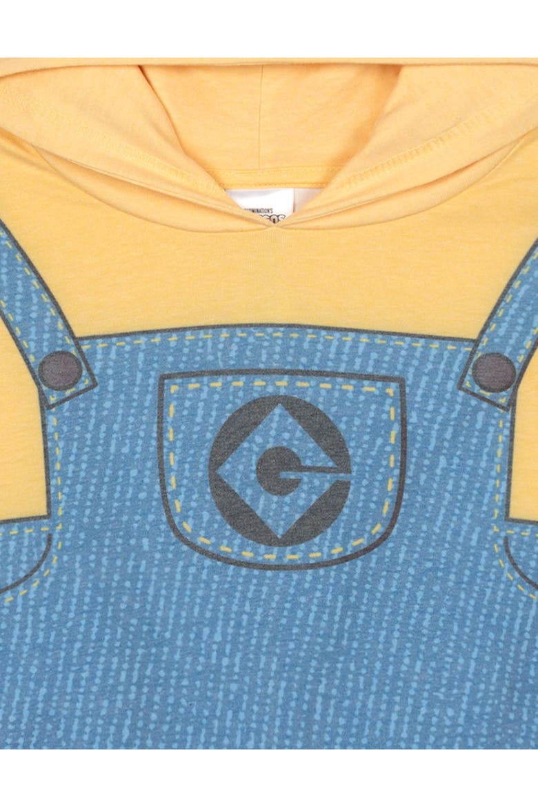 Hooded T-Shirt, Alternate, color, Yellow Denim Blue