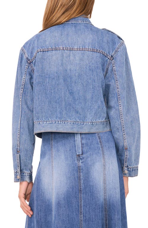 1.state Denim Jacket In Blue