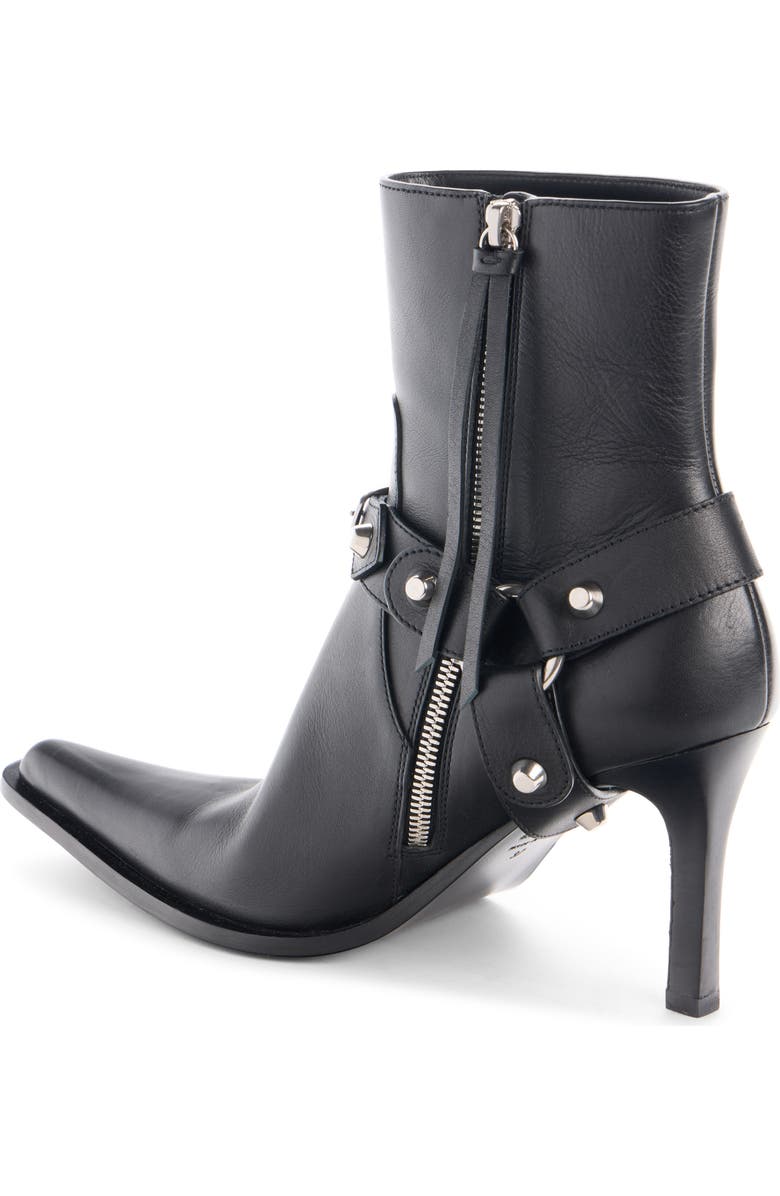 Balenciaga City Harness Bootie, Alternate, color, Black/ Silver