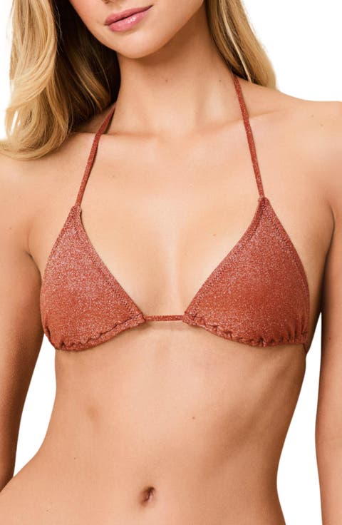 The Iris Triangle Bikini Top