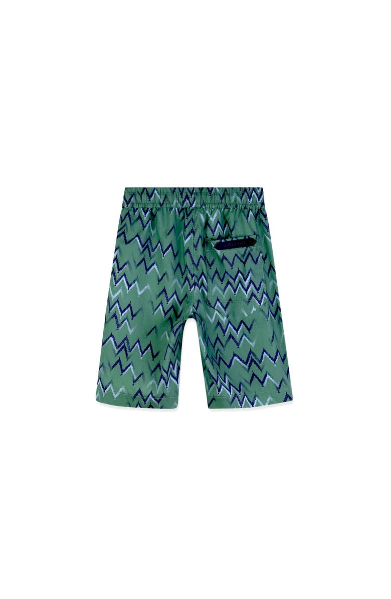 Lanvin Poplin Bermuda Shorts, Alternate, color, Jade