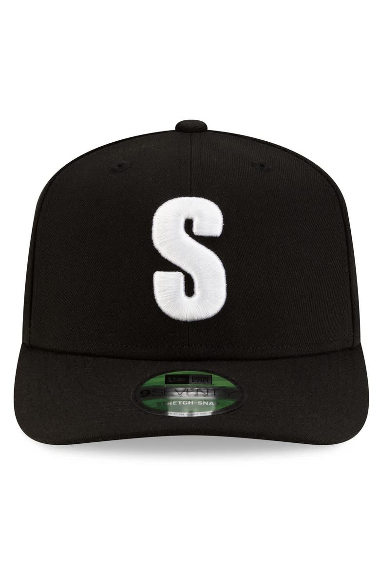 Men's New Era Navy Seattle Mariners Authentic Collection 9SEVENTY Adjustable Hat, Alternate, color, Black
