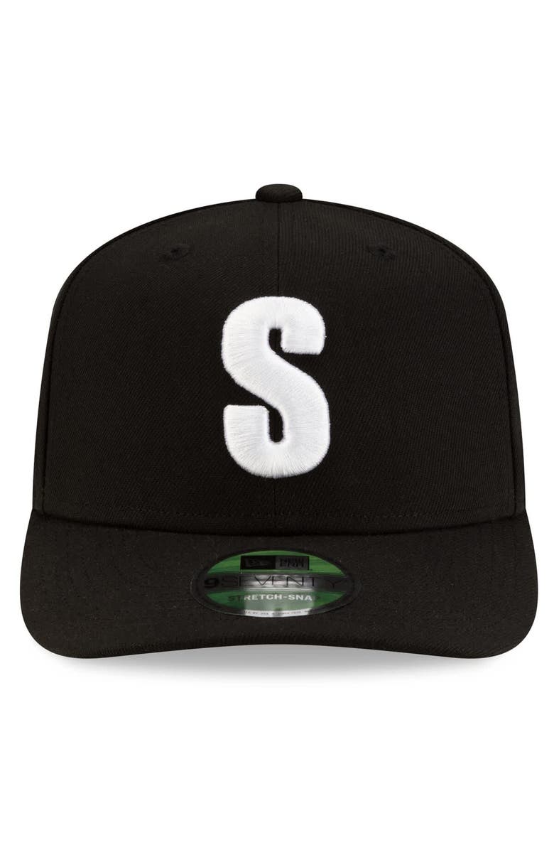 New Era Men's New Era Navy Seattle Mariners Authentic Collection 9SEVENTY Adjustable Hat, Alternate, color, Black