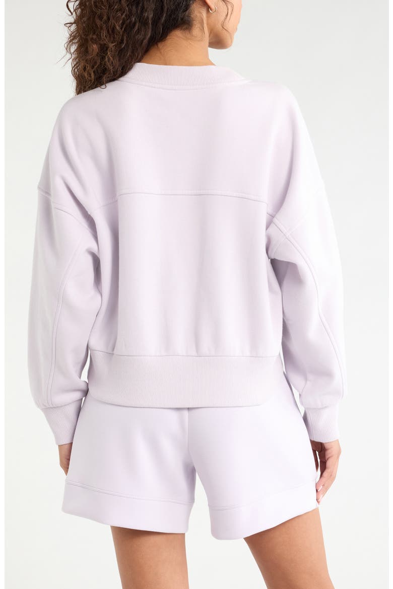 Cloud Fleece Sweatshirt, Alternate, color, PURPLE HUSH