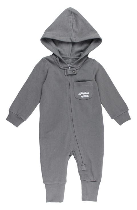 Cotton Cozy Zip Romper