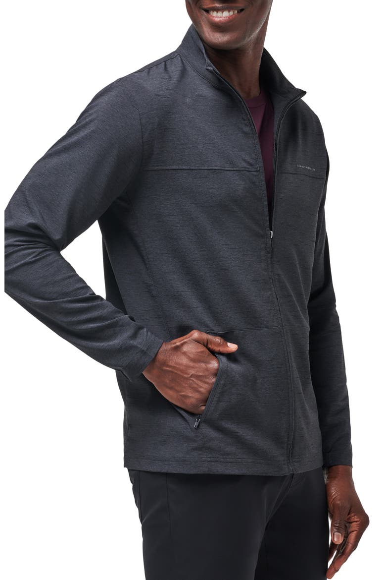 Valley View Zip Jacket, Alternate, color, HEATHER BLACK