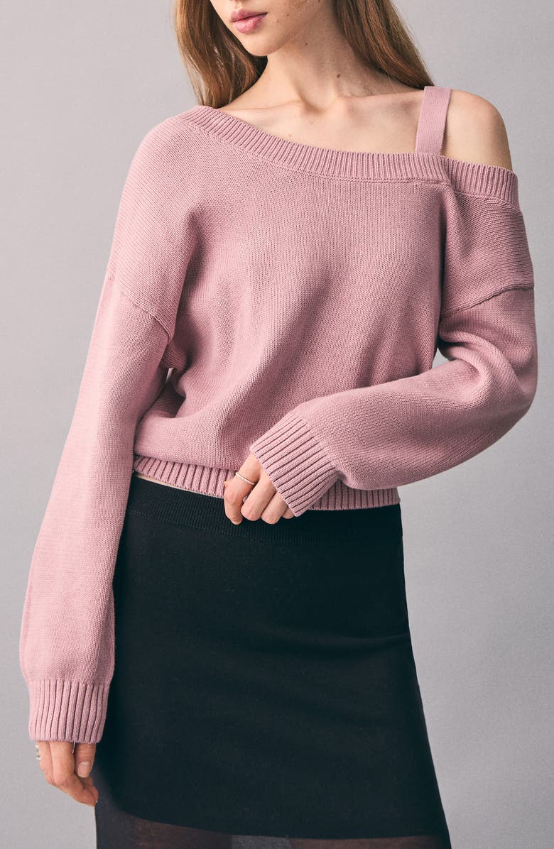 MANGO TEEN Semisheer Knit Maxi Skirt, Main, color, Black