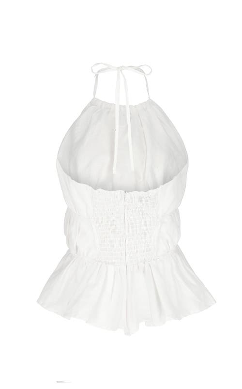 Prime Of Lime Isabella Top In White