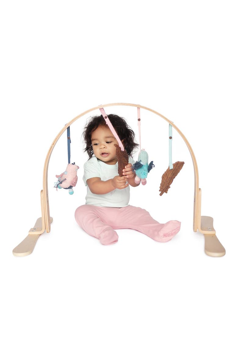 Wooden Jungle Play Gym, Alternate, color, BIRCH