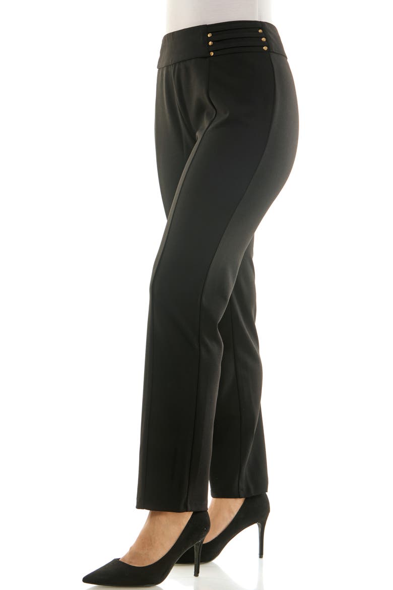 Narrow Leg Ankle Pants, Alternate, color, BLACK