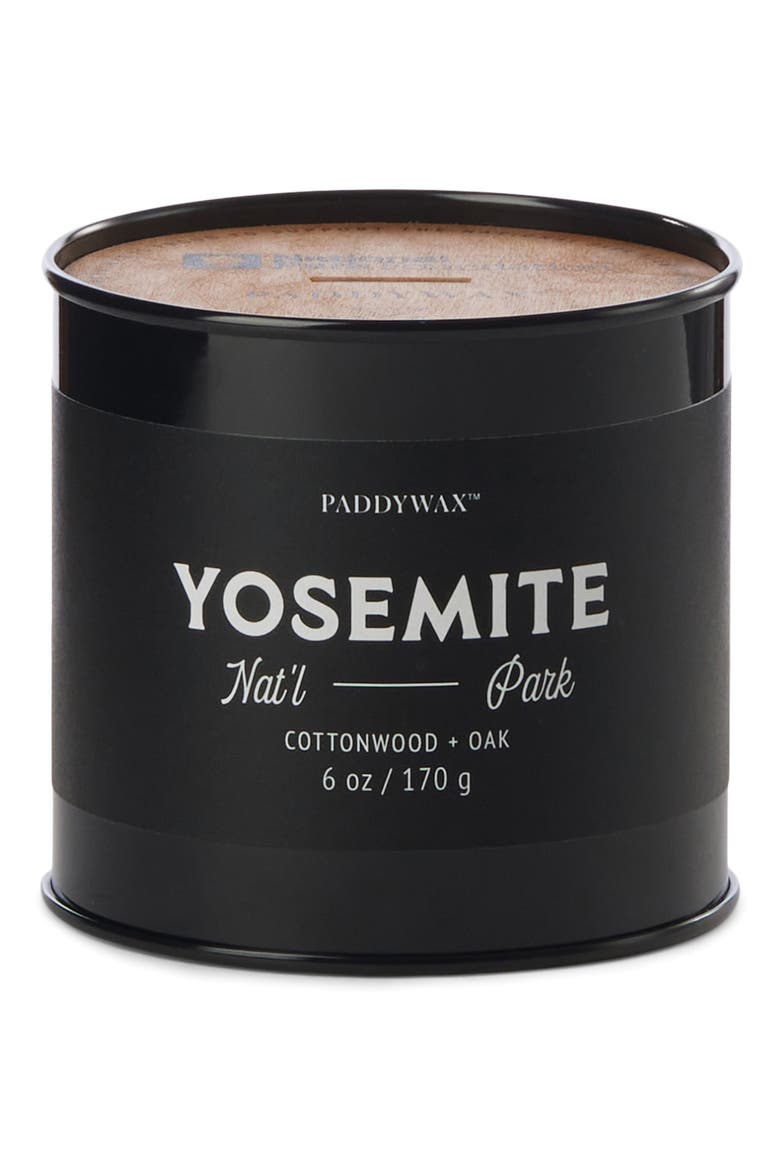 National Parks 6 oz. Candle, Main, color, YOSEMITE BLACK