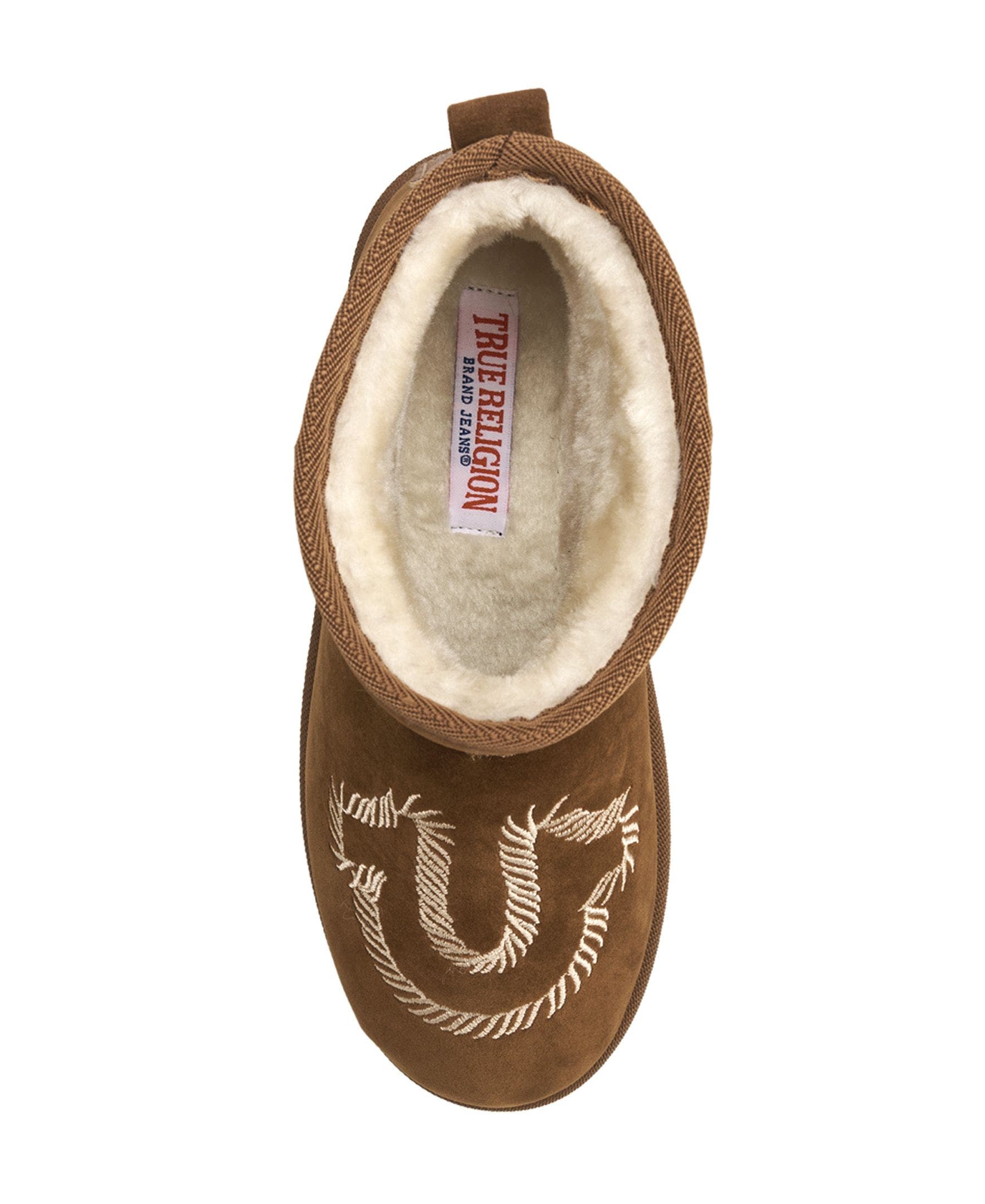 Dua Faux Suede Horseshoe Logo Boot, Alternate, color, Tan