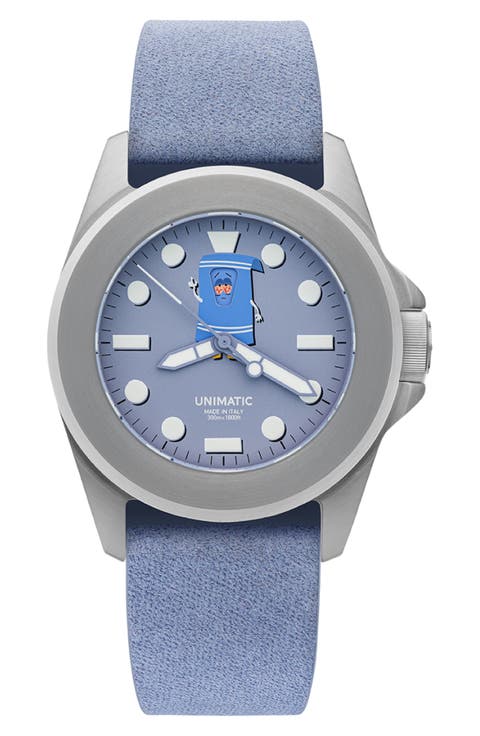 x South Park Modello Quattro Towelie Toolwatch UT4 Silicone Strap Diving Watch, 49mm