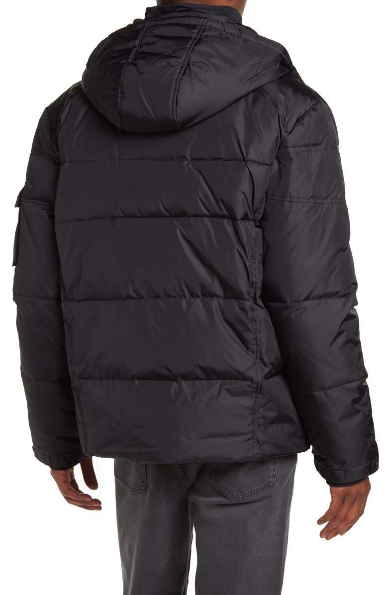 S13 Matte Hooded Down Parka Jacket, Alternate, color, 