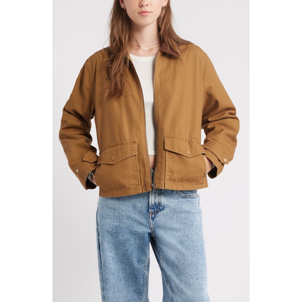 Bp. Cotton Canvas Barn Jacket In Brown