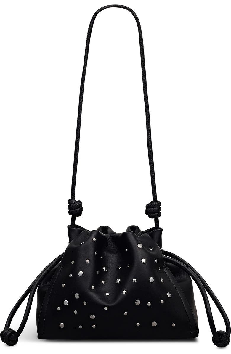 Radley The Roxburgh - Stud Small Drawstring Crossbody Bag, Alternate, color, Black