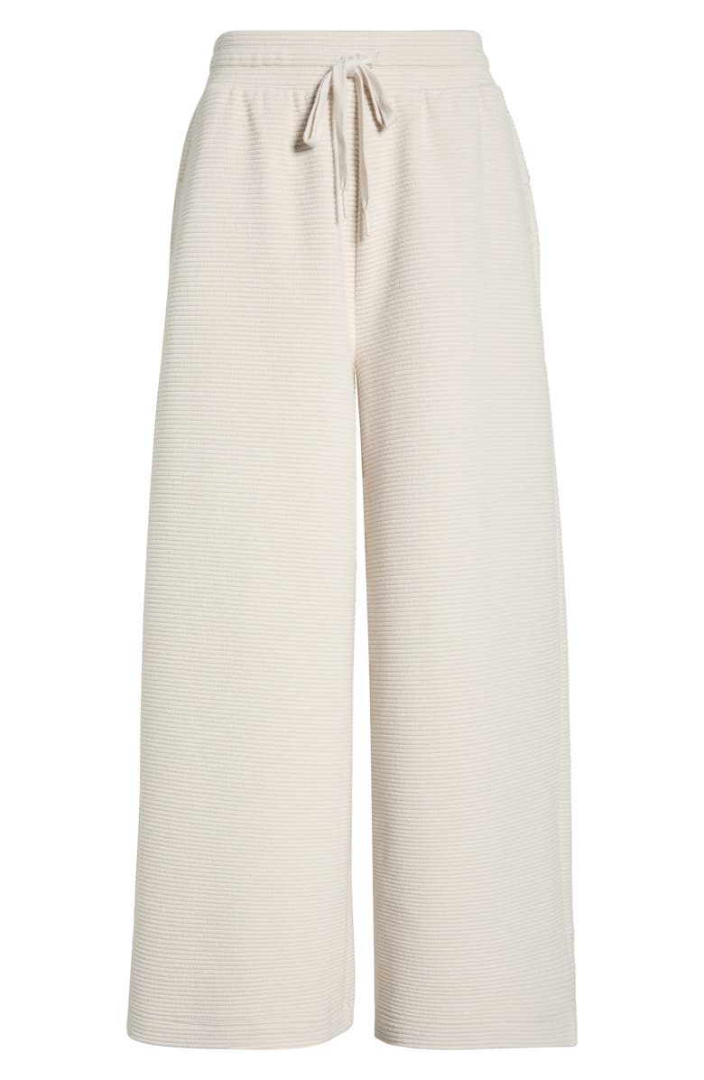 Zella Ottoman Wide Leg Drawstring Pants, Main, color, Grey Moonbeam