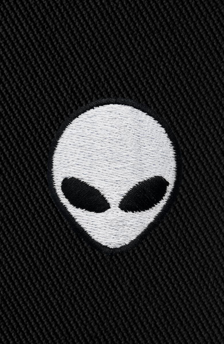 Dalix Mens Lil Alien Cotton Bucket Hat, Alternate, color, Black