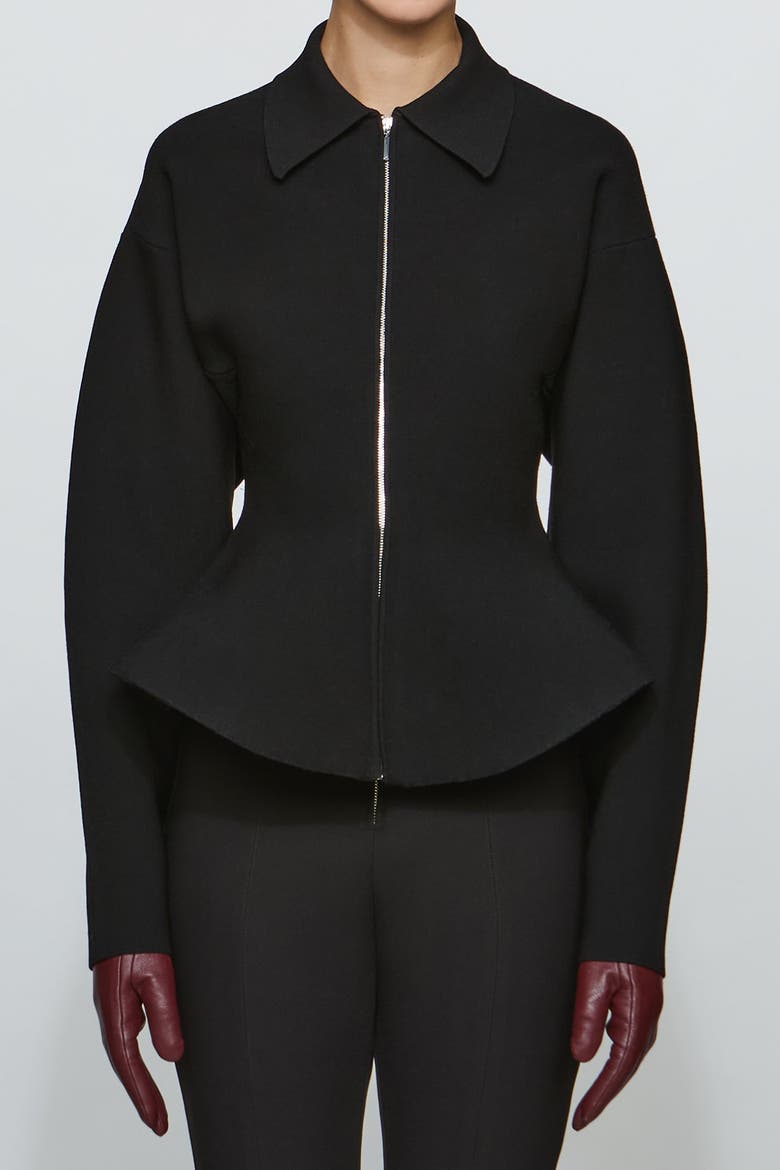 Daphne Knit Jacket, Alternate, color, Black