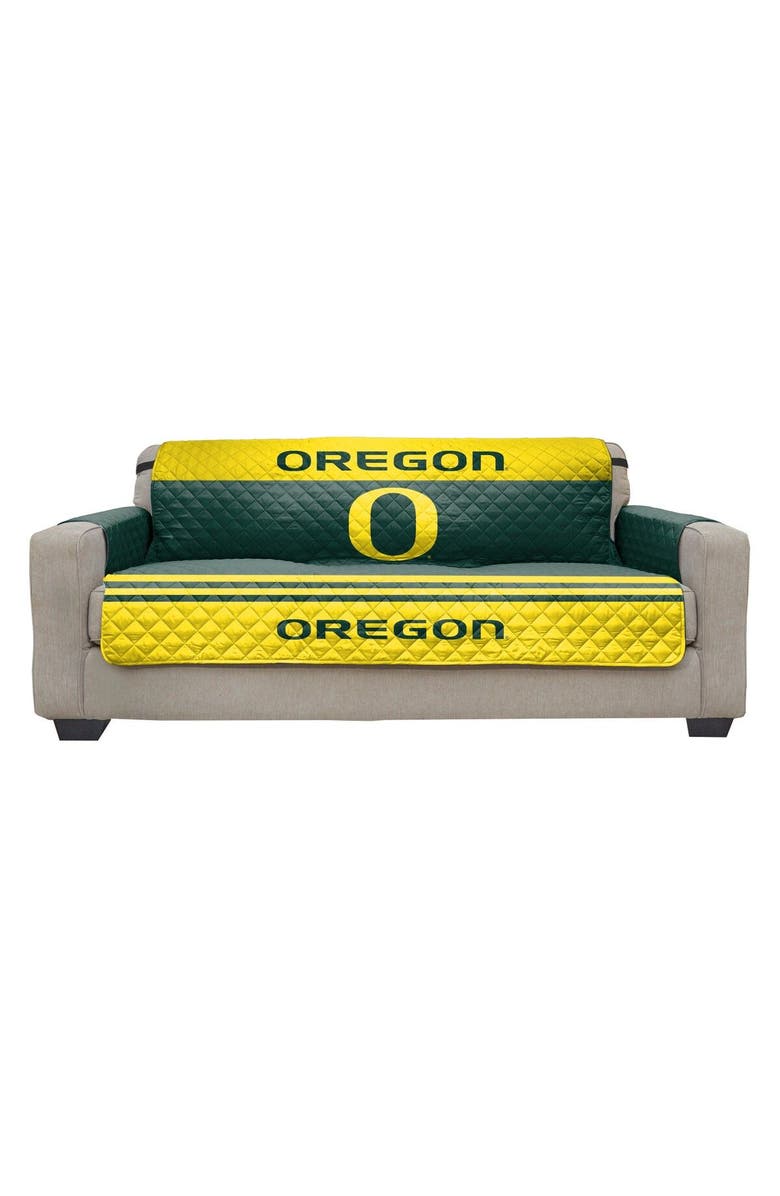 PEGASUS HOME FASHIONS Oregon Ducks Sofa Protector, Main, color,