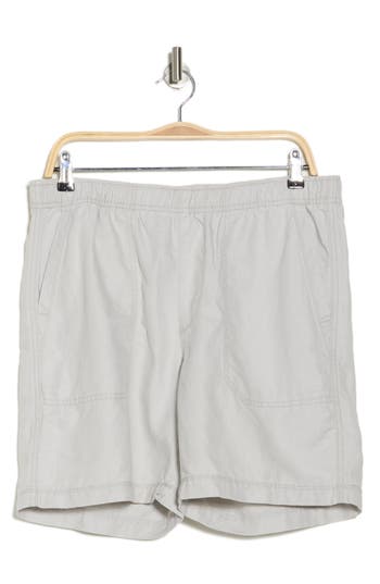 UNION UNION CUBANO LINEN & COTTON PULL-ON SHORTS