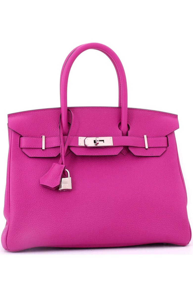 Pre-Owned Hermes Birkin Handbag Pink Togo with Palladium Hardware 30, Alternate, color, Magnolia