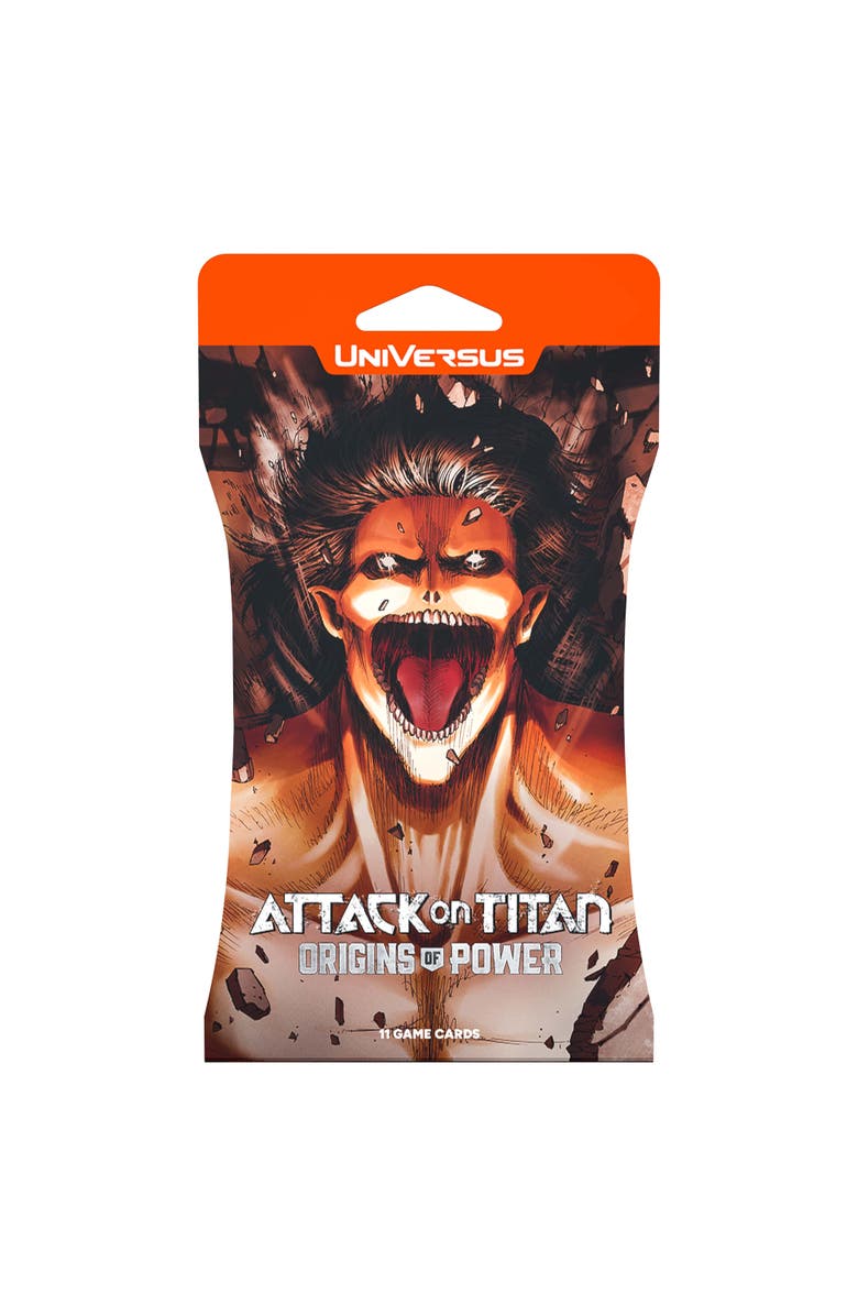 UniVersus Attack On Titan Origins Of Power Booster Pack, Main, color, Multicolored