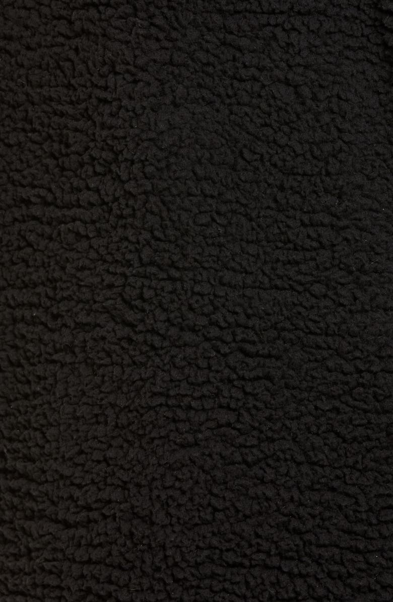 Thread & Supply Leopard Trim Fleece Jacket, Alternate, color,