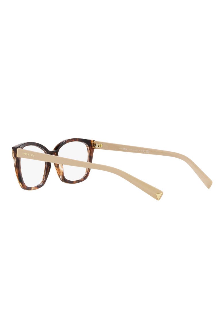 55mm Rectangular Optical Glasses, Alternate, color, DARK HAVANA