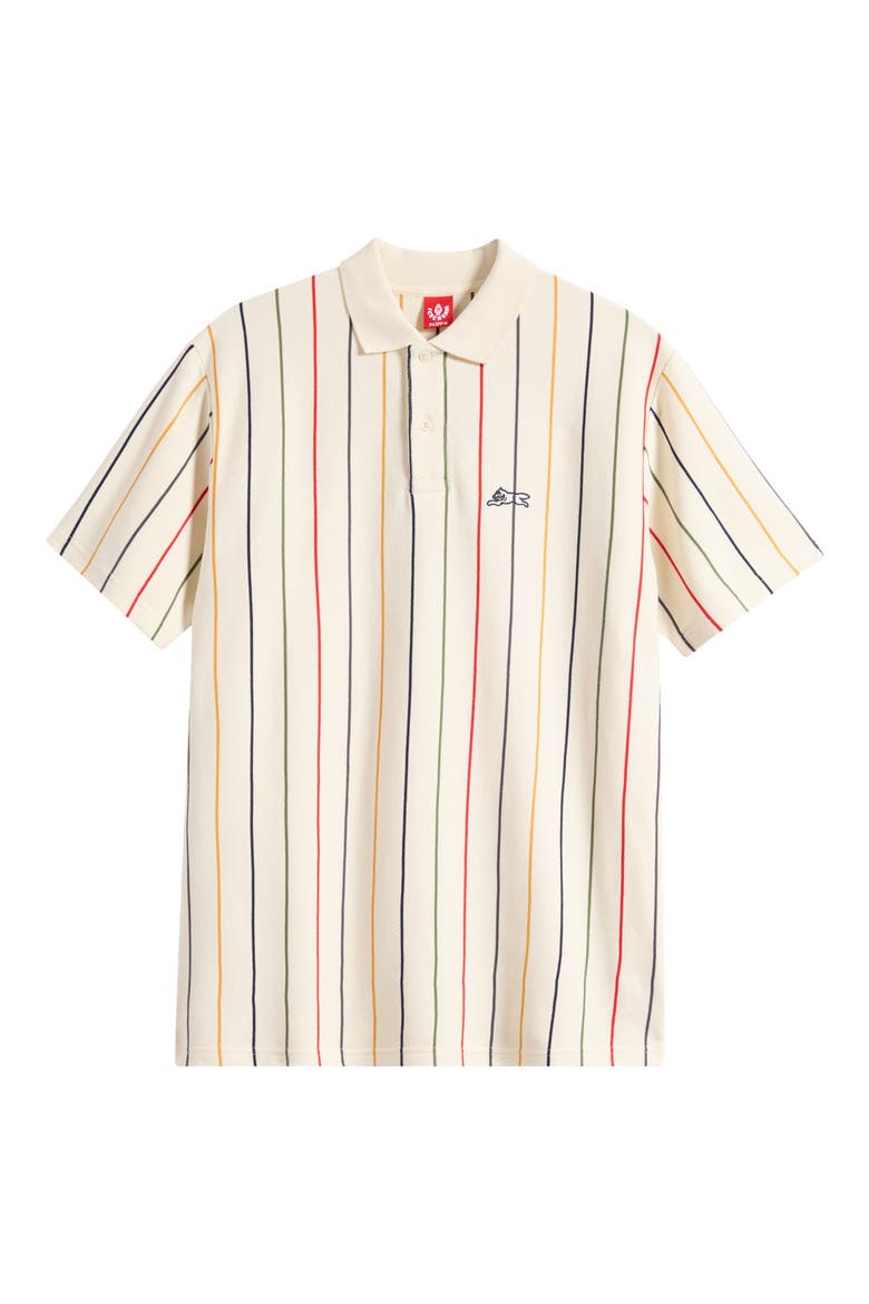 Archer Stripe Cotton Piqué Polo, Alternate, color, ANTIQUE WHITE