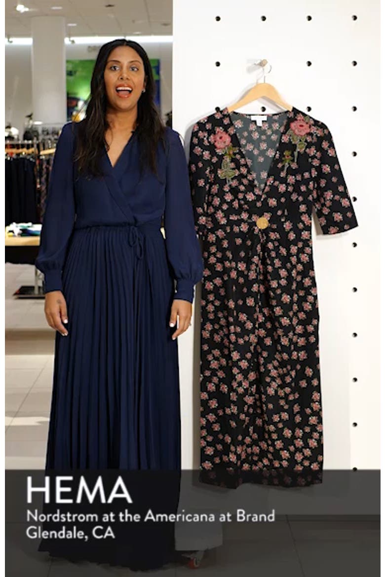 Embellished Floral Midi Dress video