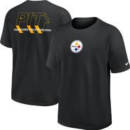 Nike Men's Nike Black Pittsburgh Steelers Dominate The Game Essential Max90 T-Shirt
