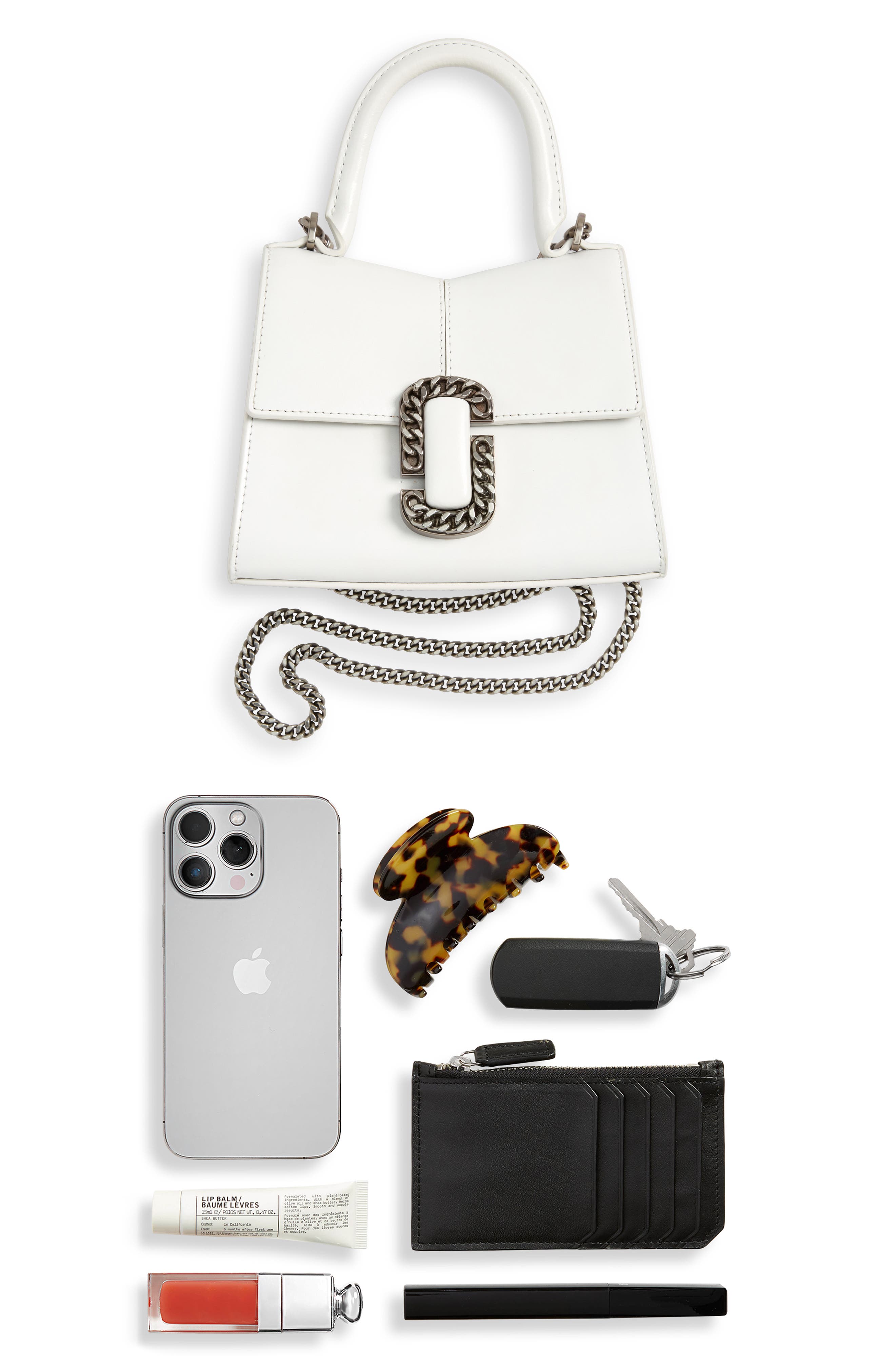 The St. Marc Mini Top Handle Bag, Alternate, color, WHITE