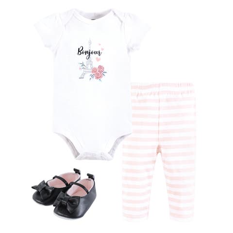 Soft Cotton Collection Bodysuit, Pants, and Footwear Collection