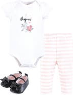 Hudson Baby Soft Cotton Collection Bodysuit, Pants, and Footwear Collection