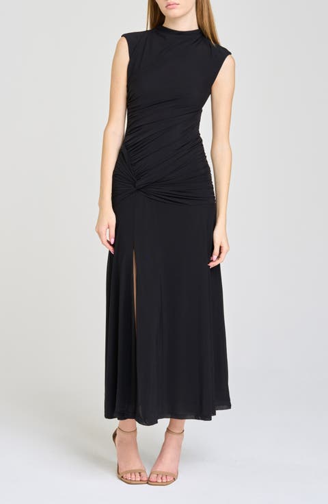 Sarielle Ruched Midi Dress