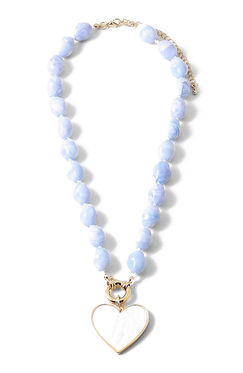 Erin McDermott Jewelry Always You Hibiscus Necklace, Main, color, 