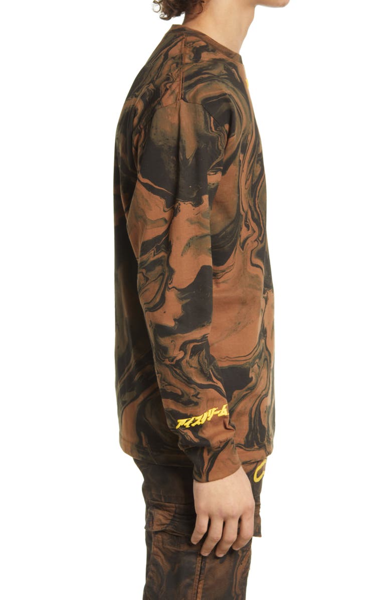 ICECREAM Marble Crewneck Sweatshirt, Alternate, color, 