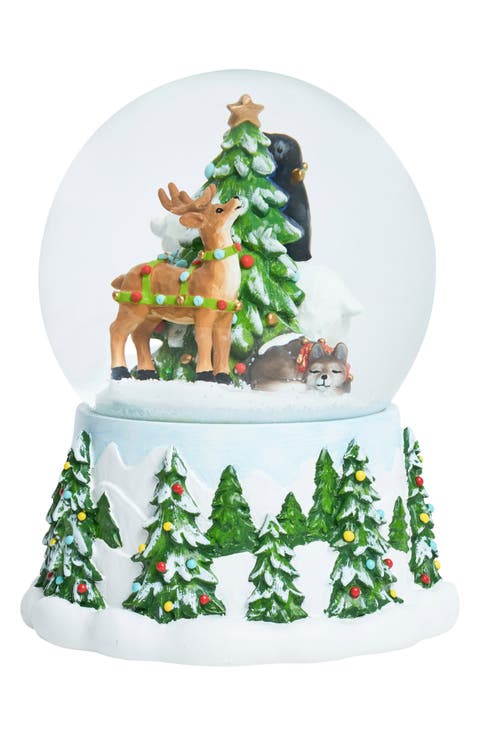 Berry & Thread North Pole Animals Christmas Snow Globe